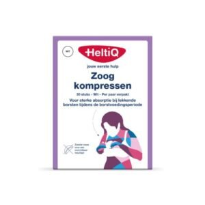 HeltiQ Zoogkompressen Wit 30 stuks