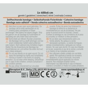 Zelfhechtend Fixatiewindsel – 400 x 6 cm